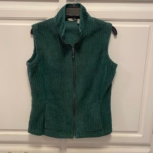 Woolrich Kinsdale Corduroy Zip Vest Wide Wale Deep Atlantic Women’s Size S